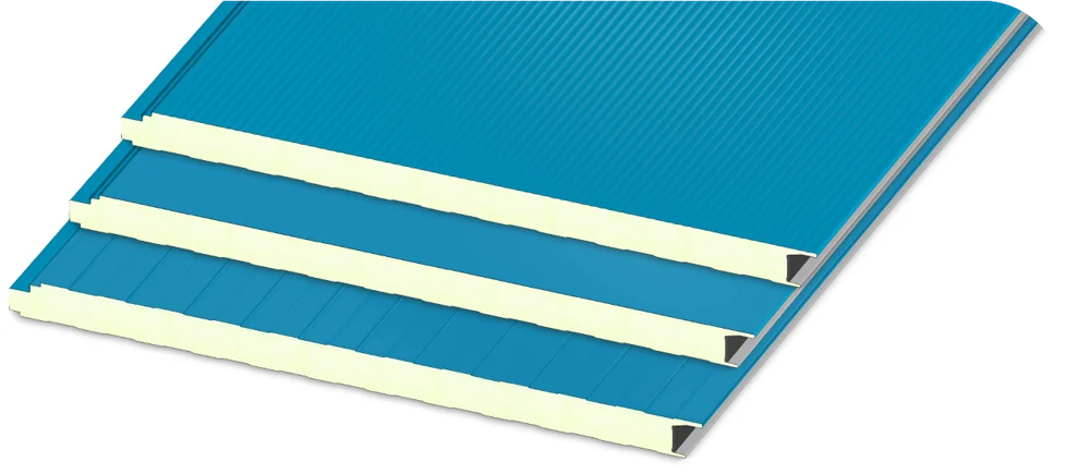 Panel Muro Isocindu Isoparete con aislamiento PUR-PIR